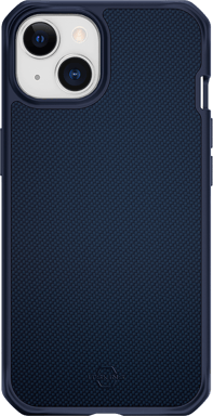 Apple iPhone 14 Plus Nylon balistico rinforzato guscio duro blu Itskins