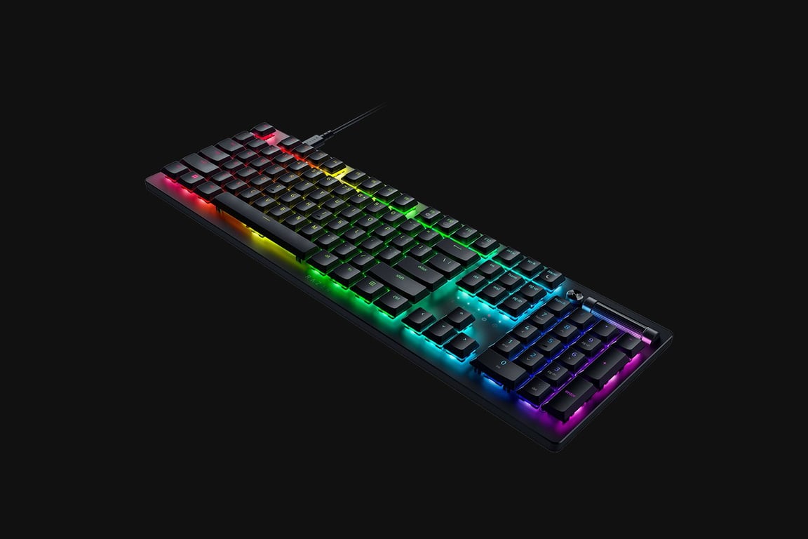 Razer DeathStalker V2 Switches Rouges Clavier Gamer Optique à Profil Bas Switches Optiques Linéaires et Silencieux Bluetooth 5.0 USB C Finitions des Touches au Laser Clavier US | - vue 4