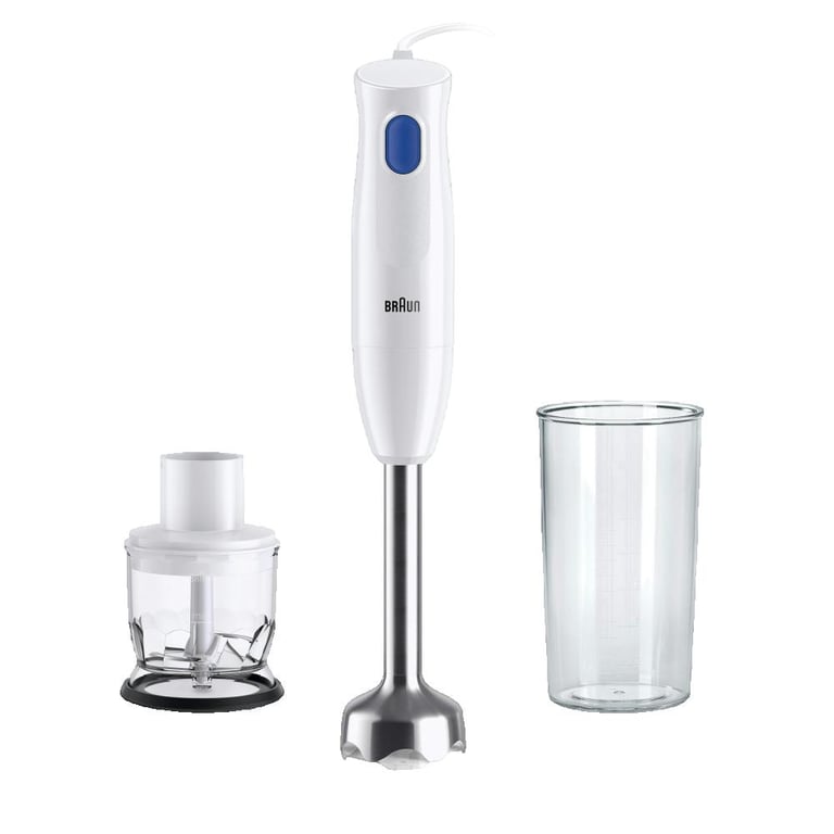 Mixeur Plongeant Braun MultiQuick 1 0,6 L Blanc - Neuf
