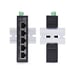 StarTech.com Switch di Rete Industriale non gestito a 5 porte 100/1000 Ethernet montaggio su guida DIN/parete Switch Gigabit IP30 robusto -40 - 75&degC 960V CC TAA (UNMANAGED SWITCH 5-PORT TAA - - 10/100/1000MBPS FANLESS IP30)