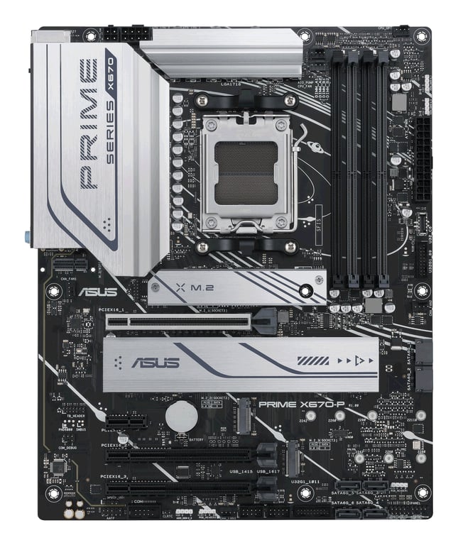 ASUS PRIME X670 P CSM AMD X670 Emplacement AM5 ATX Neuf