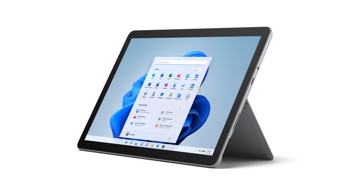 Microsoft Surface Go 3 Intel® Pentium® Gold 64 Go 26,7 cm (10.5'') 4 Go Wi-Fi 6 (802.11ax) Windows 11 Pro Platine
