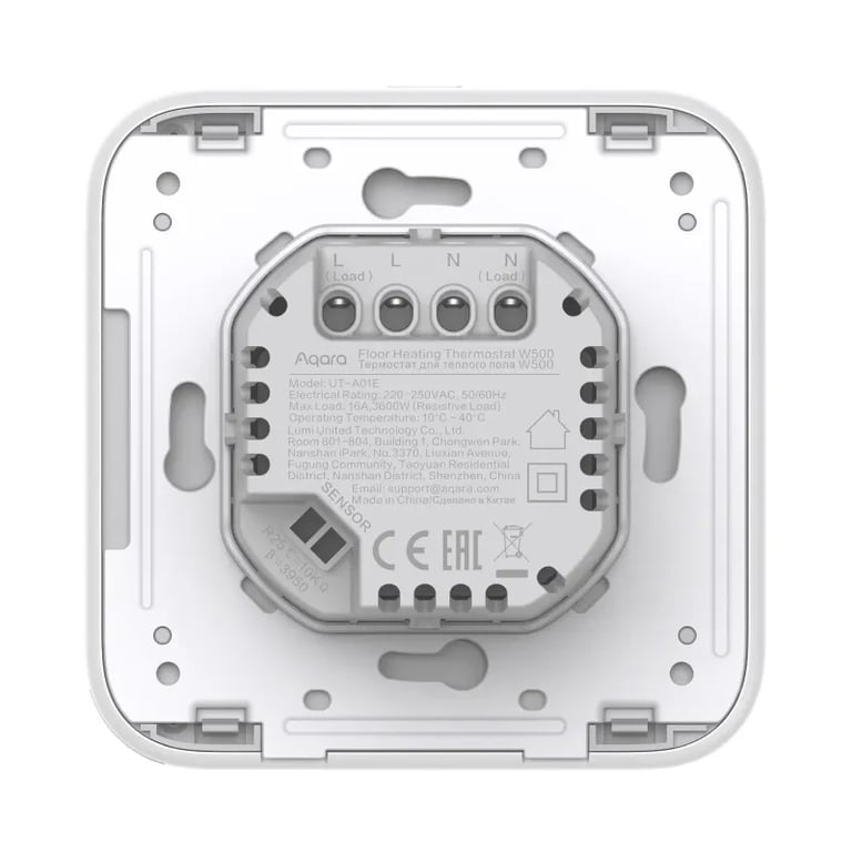 Thermostat chauffage sol AQara W500 - vue 4