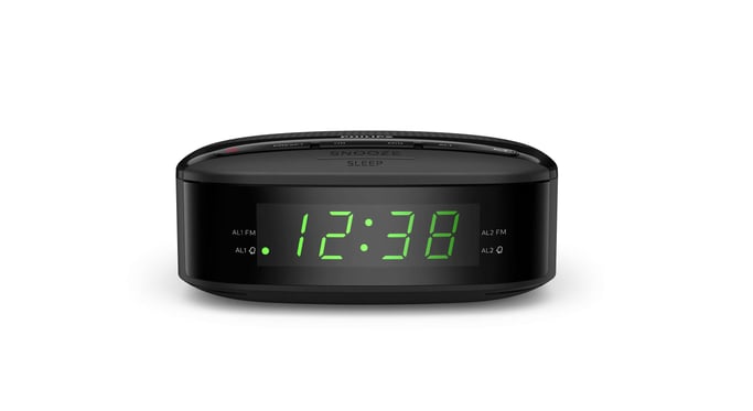 Philips TAR3205/12 radio Reloj Digital Negro