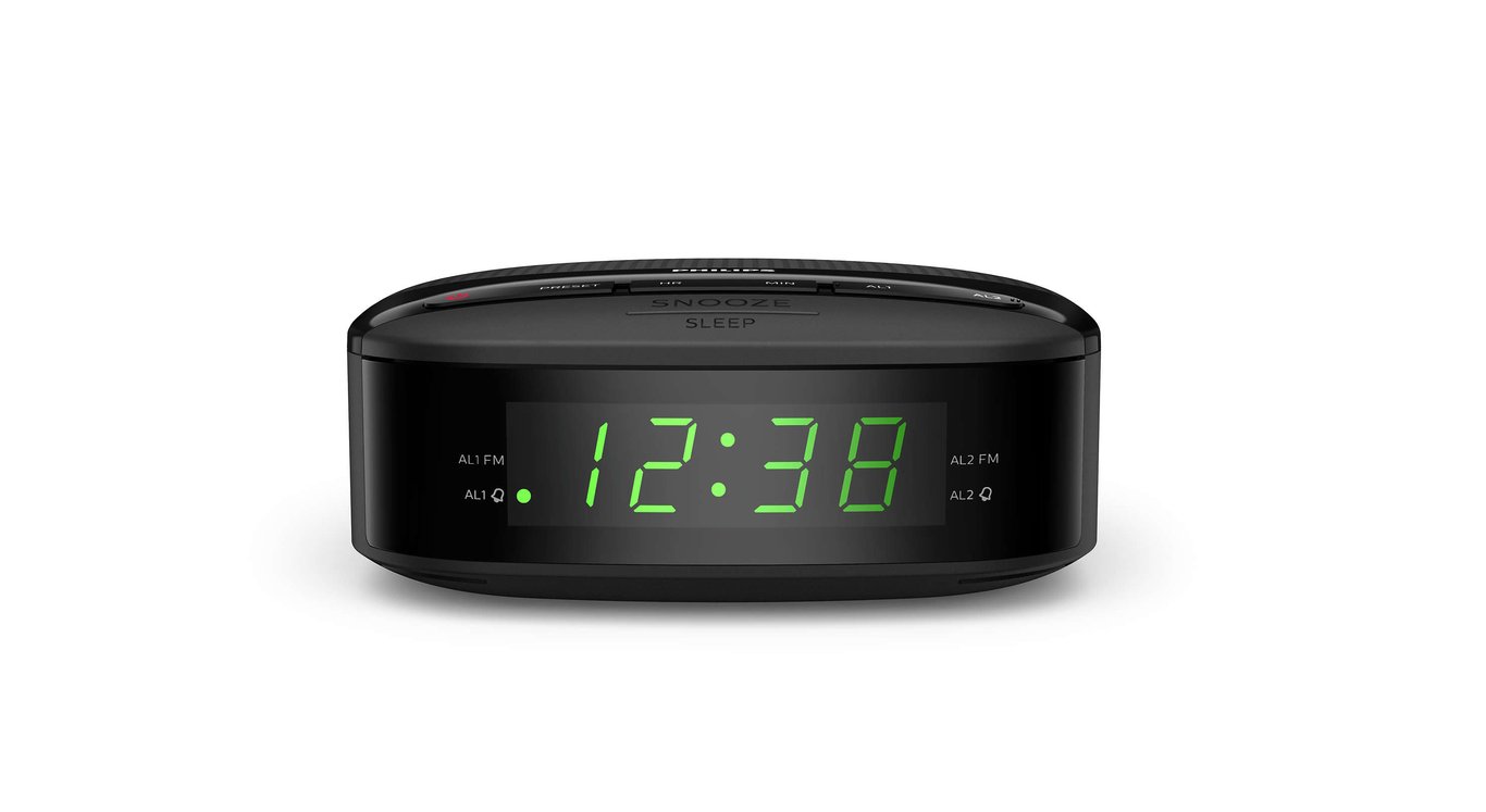 Philips TAR3205/12 Radio portable Horloge Numérique Noir - Neuf