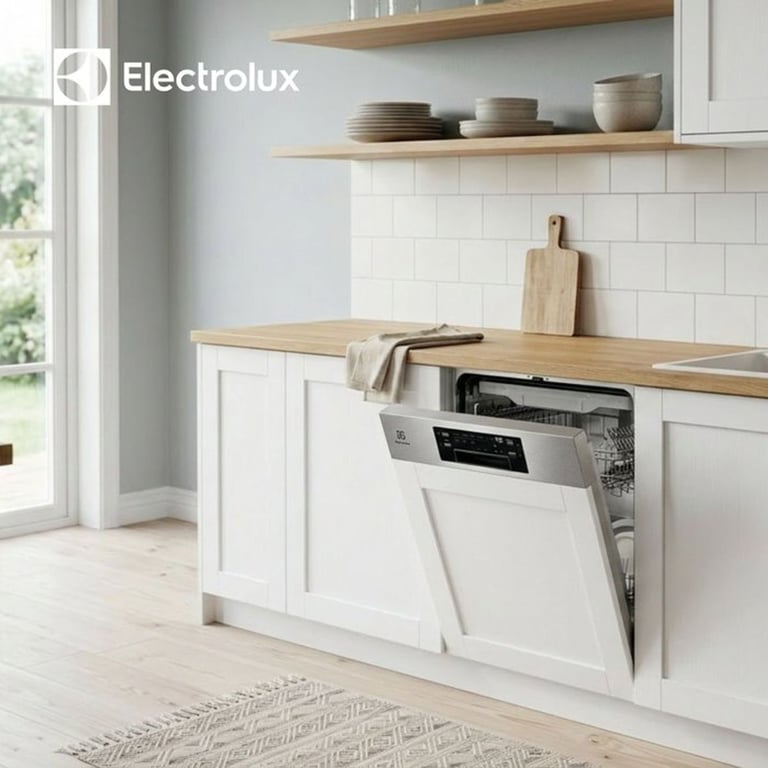 Lave vaisselle semi encastrable ELECTROLUX E62ID221SX 14 couverts Inverter L60cm tiroir à couverts 42 dB - vue 3