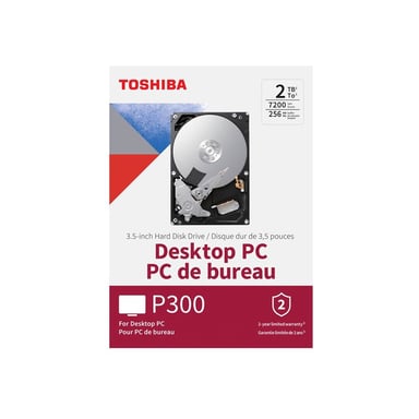 Disco duro interno Toshiba P300 High Performance 2Tb 3.5'' 7200 rpm 64MB