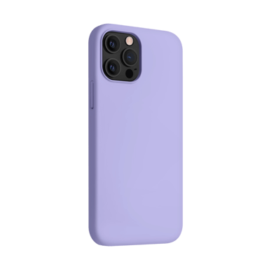 Funda antigolpes de gel de silicona suave para Apple iPhone 12/12 Pro, Violeta lila