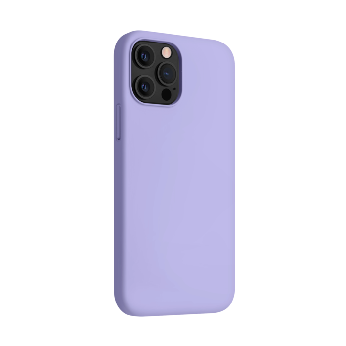 Coque antichoc en gel de silicone doux pour Apple iPhone 12/12 Pro, Violet Lilas