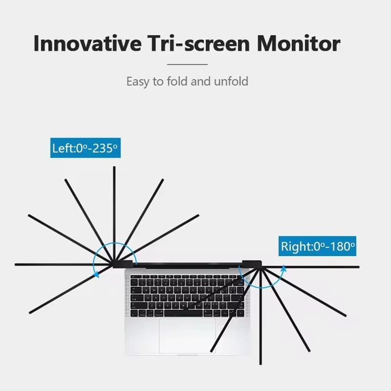 Lipa HDR 75 Dual Portable Monitor Full HD Moniteur portable Moniteur portable pour ordinateur portable Neuf - vue 2