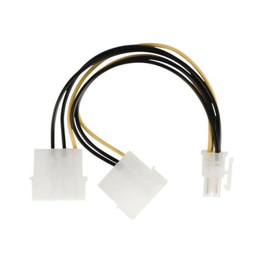 Cable de alimentación interno NEDIS - 2x Molex Macho - PCI Express Hembra - 0,15 m - Varios
