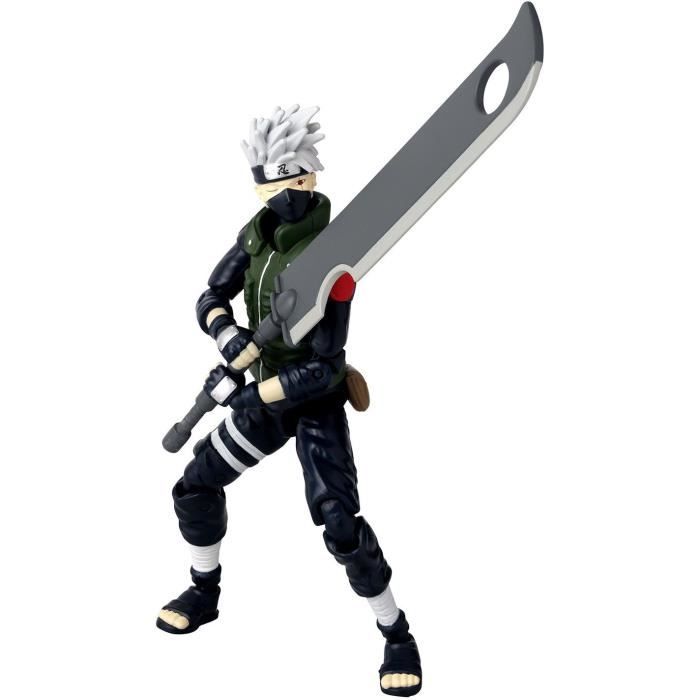 Figurine Anime Heroes - Naruto Shippuden - Kakashi Hatake (Fourth Great Ninja War) - 17 cm - Neuf