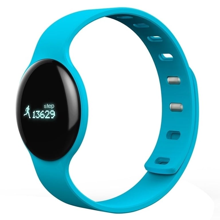 Smartwatch Android iOs Bluetooth Reloj conectado Podómetro Recordatorio de llamadas Azul YONIS