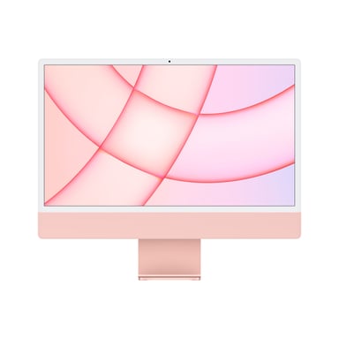 Apple iMac Apple M M1 61 cm (24'') 4480 x 2520 pixels PC All-in-One 8 Go 512 Go SSD macOS Big Sur Wi-Fi 6 (802.11ax) Rose