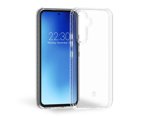 Coque Renforcée Samsung G A54 5G AIR Garantie à vie Transparente - 50% Plastique recyclé Force Case