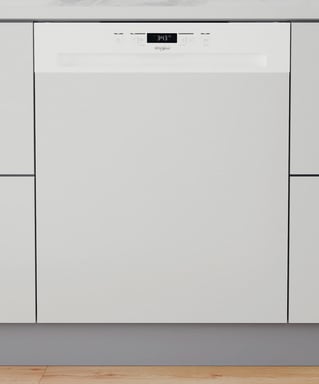 WHIRLPOOL WBC3C26 - Lave-vaisselle intégrable - Programmateur 6ème Sens - Moteur induction - 8 programmes - Économies d'eau et électricité - Départ différé 24h - Multizone - Neuf