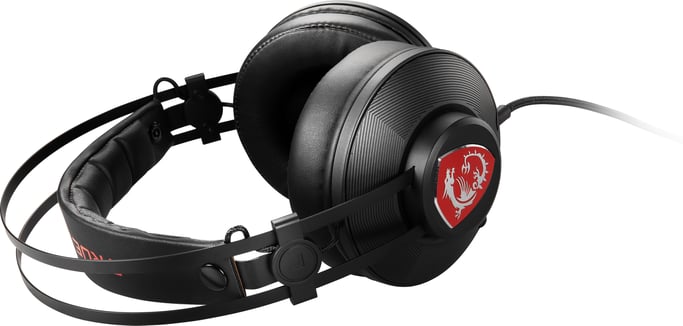 Auriculares MSI H991 Wired Headband Play Negro
