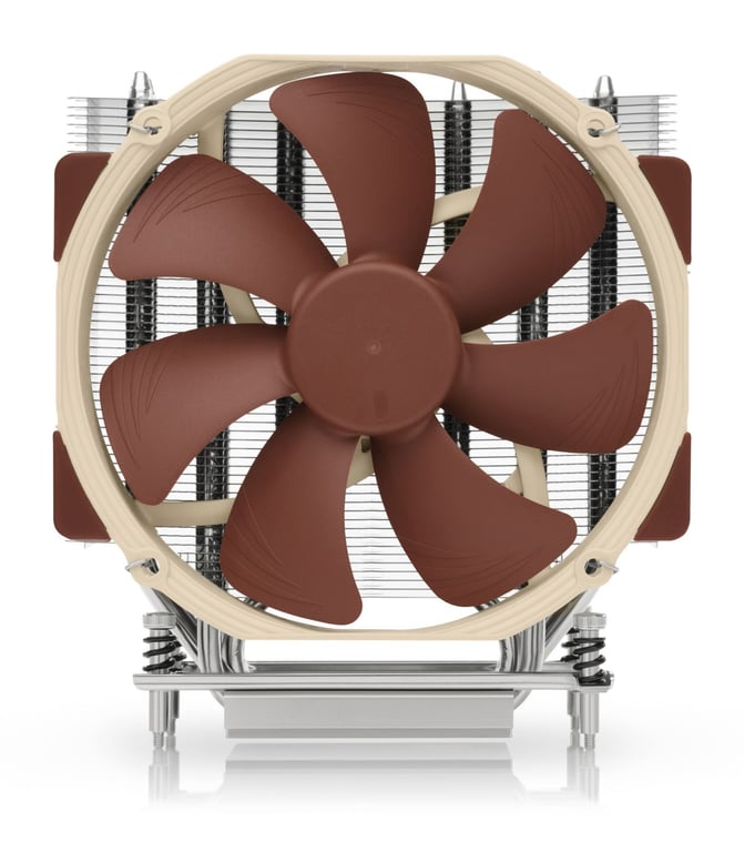 Noctua NH U14S TR4 SP3 Refroidisseur de processeur pour : TR4 SP3 aluminium avec base en cuivre piquée de 140 mm - vue 3