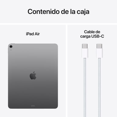 iPad Air 7 (2025), Chip M3, 13'' Wifi 512 Go, Gris espacial