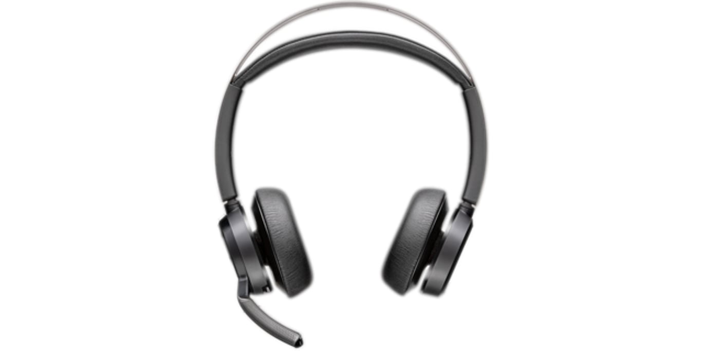 HP Poly Micro-casque Poly Voyager Focus 2 USB-C-C certifié Microsoft Teams + adaptateur USB-C/A - Excellent état Comme neuf - Polycom reconditionné disponible sur Pixmania