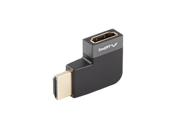 Lanberg AD-HDMI-10 câble vidéo et adaptateur HDMI Type A (Standard) Noir, Argent - Neuf