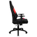 Aerocool ADMIRALBR Silla Gaming Profesional, Cojines Acolchados, Tecnología Air, Negro/Rojo