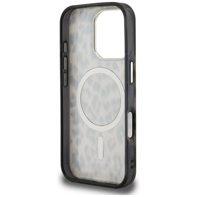 Custodia Karl Lagerfeld IML Leopard MagSafe per iPhone 16 Pro Max, marrone