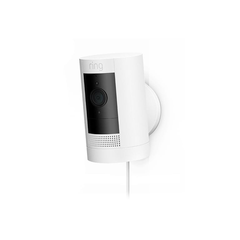 Ring Stick Up Cam Plug in Boîte Caméra de sécurité IP Intérieure et extérieure Sur bureaumural Neuf