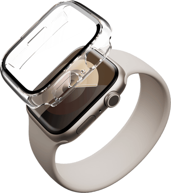Force Case Funda para Apple Watch 5/6/SE 40mm Translúcida Reforzada Transparente