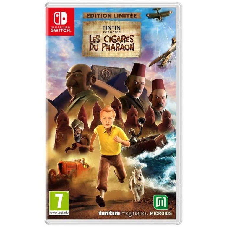 Tintin Reporter : Les Cigares Du Pharaon Jeu nintendo Switch Edition Limitée - vue 2