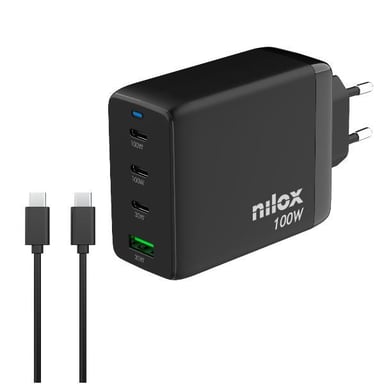 Cargador Universal Gan 100w 4 Puert