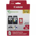 Canon PG540L Noir + CL541XL Couleur Pack de 2 Cartouches d'encre - 50 Feuilles de Papier Photo - 522