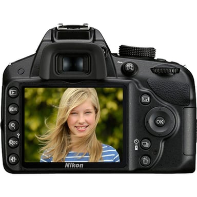 Nikon D3200 + 18-55mm + 8GB Juego de cámara SLR 24,2 MP CMOS 6016 x 4000 Pixeles Negro