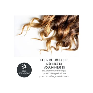 Fer à boucler Severin LG 0822 25 mm ionique revêtement céramique noir