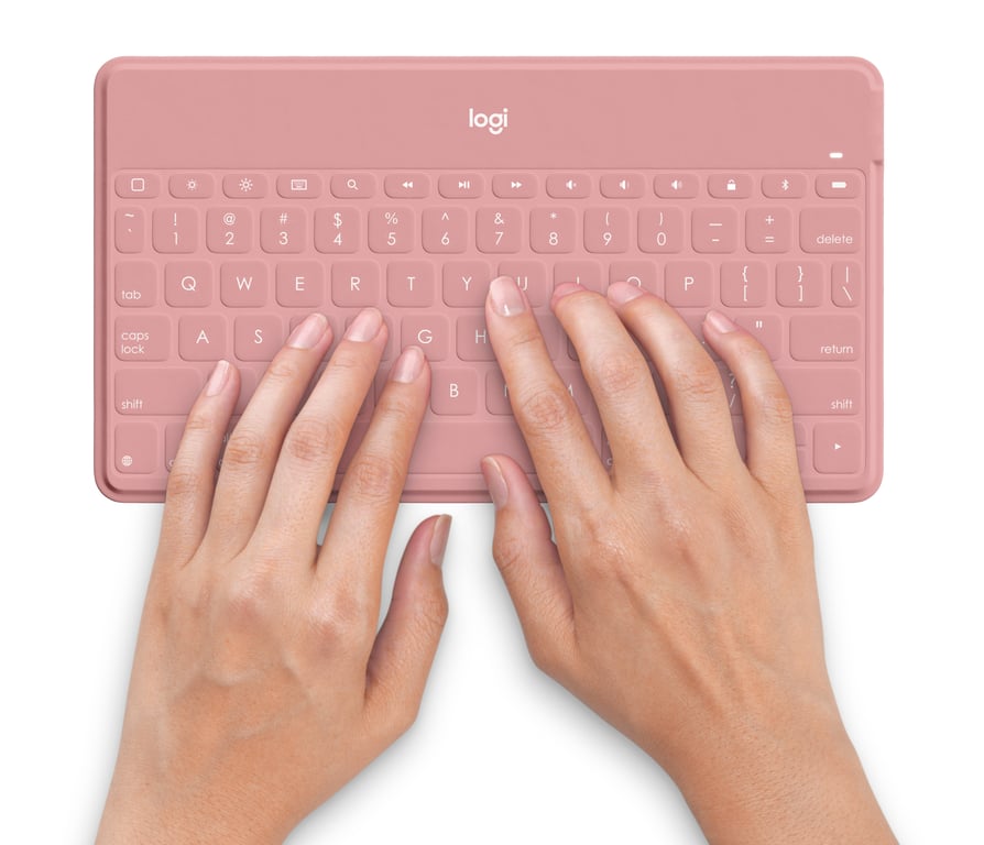 Logitech 920-010043 clavier pour tablette QWERTY Espagnole Bluetooth Blanc - Neuf