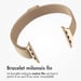 imoshion Bracelet milanais fin pour Apple Watch Series 1 à 9 / SE (38/40/41 mm) | Series 10 (42 mm) - Or