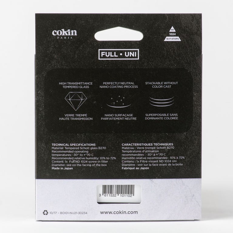 COKIN Filtre Nuances ND1024 D82mm Neuf - vue 2