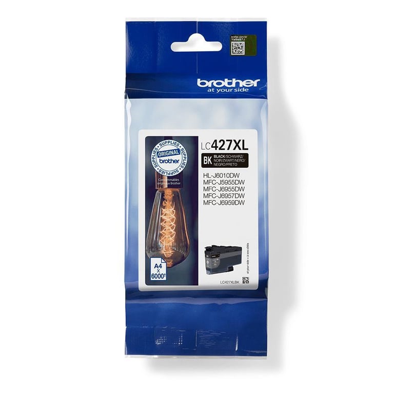INK BROTHER LC-427XLBK nero XL 6000PP X MFC-J5955DW MFC-J6955DW HL-J6010DW - Neuf