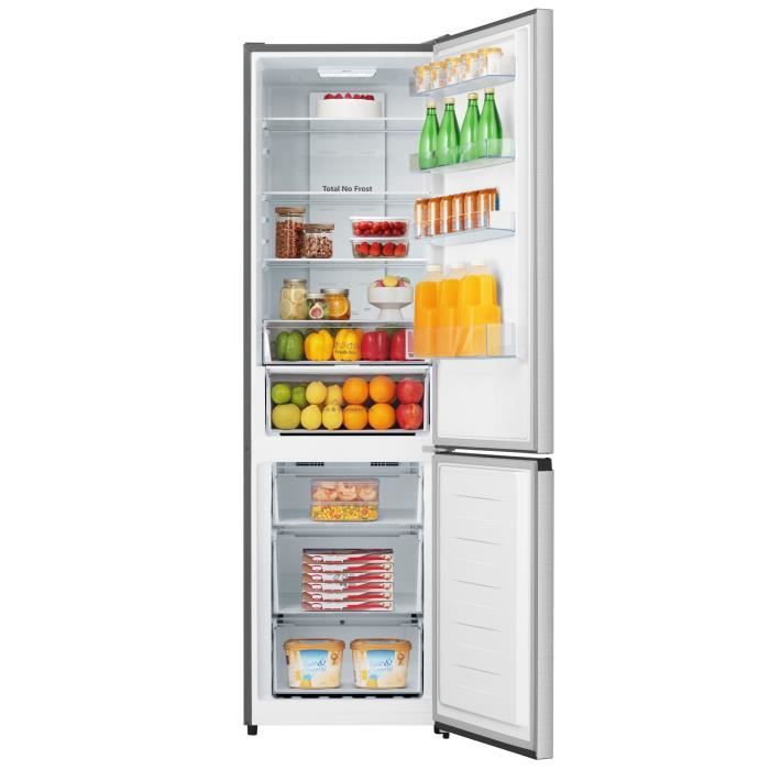 Réfrigérateur congélateur bas CONTINENTAL EDISON CEFC336NFIX1 Classe D 595 x 59 x 2004 cm - vue 5