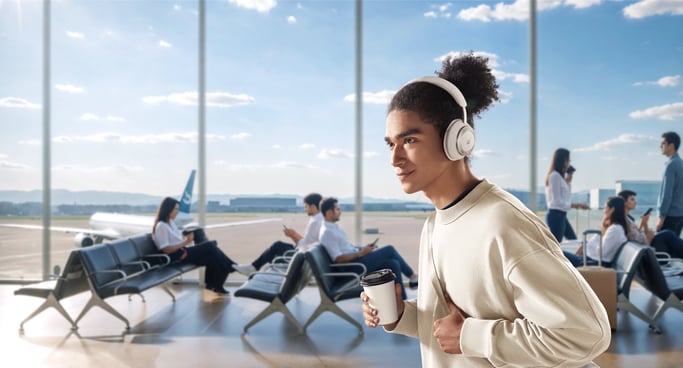 Soundcore Space One Pro Casque Sans fil Arceau Appels/Musique Bluetooth Blanc