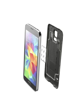 Cellularline Touch Flexi - Universal Support de smartphone auto magnétique avec fixation par ventouse