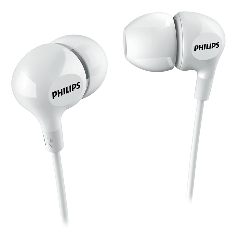 Casques Philips SHE3550WT/00 – Filaire Intra-Auriculaires Basses Puissantes