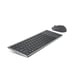 DELL KM7120W teclado Ratón incluido RF Wireless + Bluetooth AZERTY Francés Gris, Titanio