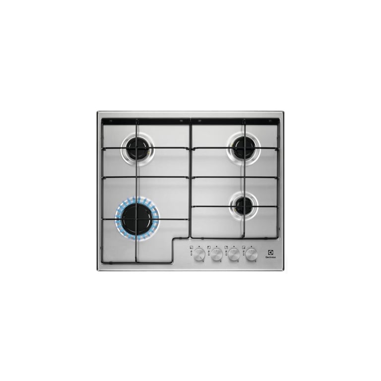 Table De Cuisson Gaz Electrolux EGS6424X – 4 Brûleurs 8000W - vue 3