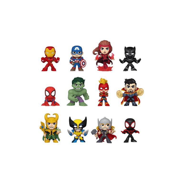 Funko Mystery Mini Marvel NC 1 of 12 to Collect 1 of 12 to Collect Styles Vary Marvel Comics Mini Figurine en Vinyle à Collectionner Idée de Cadeau Produits Officiels et Exposer - vue 3