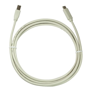 LogiLink CU0161 câble USB USB 2.0 2 m USB C USB B Gris