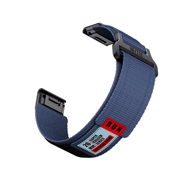 INF Bracelet En Nylon Pour Garmin Fenix 8 Blue 22 Mm Bleu - vue 3