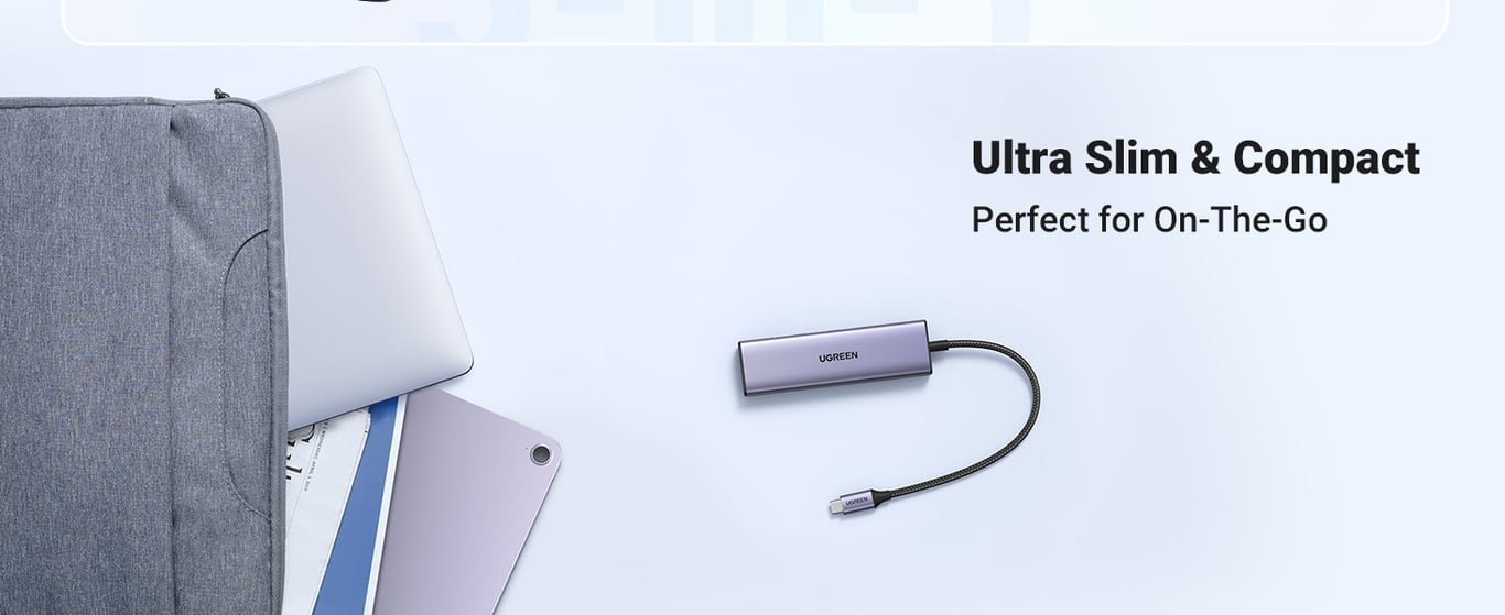 HUB 5en1 3x USB 3.2 USBC HDMI 4K 30Hz - vue 2