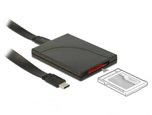 DeLOCK 91749 Lettore di schede di memoria USB 3.1 (Gen 2) Tipo C Nero
