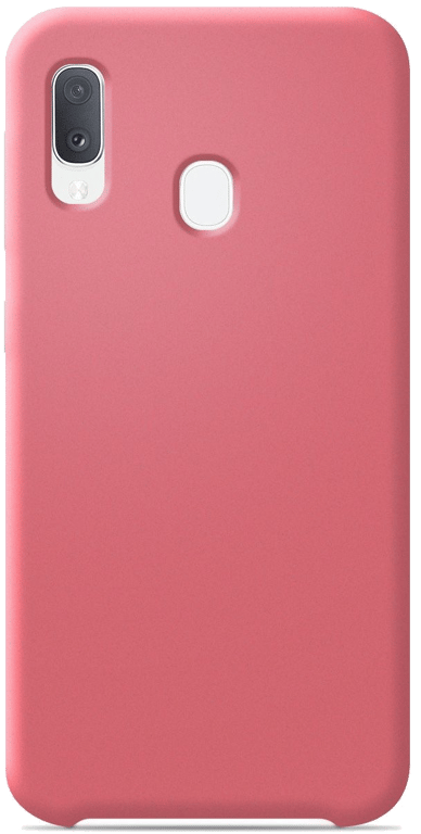 Coque silicone unie compatible Soft Touch Saumon Samsung Galaxy A20 Galaxy A30